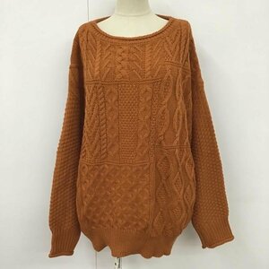LOWRYS FARM FREE Lowrys Farm вязаный, свитер длинный рукав Knit Sweater чай / Brown / 10102873