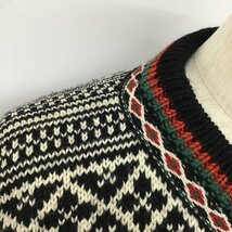 USED XL 古着 カーディガン 長袖 長袖ニットカーディガン チロリアン セーター 前開ニット 古着 Cardigan 10102595_画像4