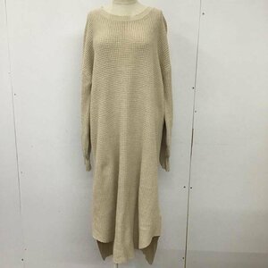 JEANASIS FREE Jeanasis One-piece long skirt JS071100TP sweater long knitted One-piece long sleeve knitted One-piece 10103012