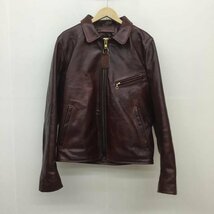 VANSON 36 ヴァンソン ジャケット、上着 ライダース ENF OCTAGON シングルライダース 牛革 Jacket 茶 / ブラウン / 10103680_画像1