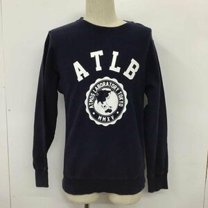 ATMOS LAB M アトモスラボ トレーナー 長袖 AL16F-PC013 裏起毛 スウェット Sweat Sweatshirt 紺 / ネイビー / 10103628