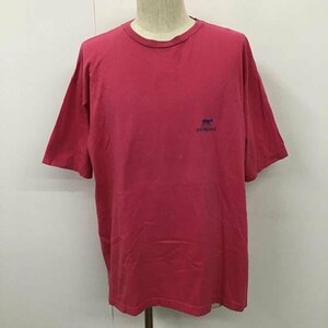 patagonia XL パタゴニア Tシャツ 半袖 90s 絶滅危惧種 バックプリント 動物 クルーネック T Shirt 桃 / ピンク / 10103955