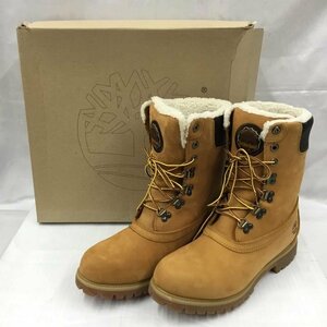 Timberland 27.5cm ティンバーランド ブーツ 一般 47568 WINTER LUG WHT WATERPROOF 9.5W 箱有 Boots キャメル / キャメル / 10104072