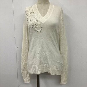 BROOKS BROTHERS S ブルックス ブラザーズ ニット、セーター 長袖 Knit Sweater 白 / ホワイト / 10104109