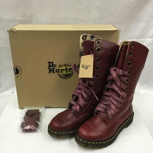 Dr.Martens US：6 ドクターマーチン ブーツ 一般 Triumph 1914 W 箱有 チェリーレッド レースアップ UK4 Boots 10104067