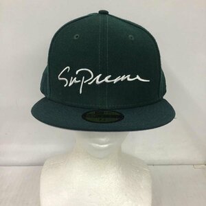 Supreme 表記無し シュプリーム 帽子 キャップ 18FW Classic Script NewEra Cap Cap 緑 / グリーン / 10102464