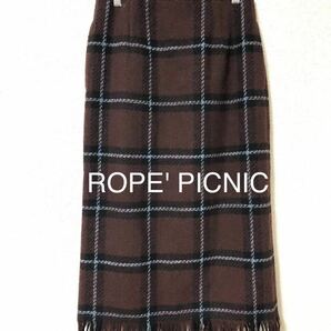 ROPE' PICNIC ロペピクニック　coffeeチェック　スカート　36