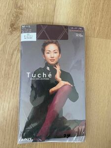 Tuche カラータイツ　ダークワイン