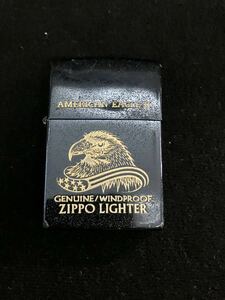 H144★Zippoオイルライター アメリカンイーグルⅡ 着火確認済