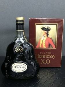 DD148★未開栓 Hennessy ヘネシー XO 金キャップ グリーンボトル コニャック ブランデー 700ml 40% 箱付き