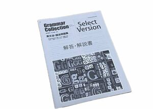 Grammar Collection select version グラマーコレクション　セレクトバージョン　解答解説