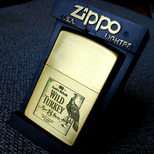 未着火 ZIPPO WILD TURKEY ワイルドターキー ジッポー 2000年製（XVI表記）