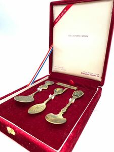 ☆外観美品☆ 1988年 ソウルオリンピック 記念スプーンセット　SILVER 銀食器