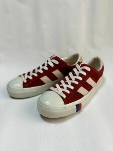 【1000円スタート】PROKEDS ROYAL PLUS SUEDE US10 28.0cm プロケッズ　ロイヤルプラス　スウェード　赤　スニーカー 