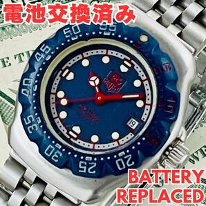 腕時計レディース電池交換済みタグホイヤーTAG Heuerアナログ370.508プロフェッショナル200m高級フォーミュラ1QZヴィンテージU596の画像1