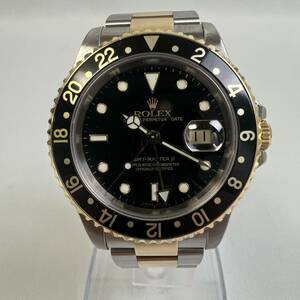 ROLEX ロレックス GMT MASTER Ⅱ マスター2 16713 16710 コンビ　自動巻 デイト　SS 中古　美品