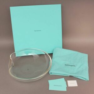 未使用 tiffany＆co ティファニー エルサ・ペレッティ サムプリントボウル 60018887 クリスタル ガラス #80※1213-43/k.c