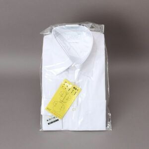 新品 ワイシャツ Yシャツ 長袖 ホワイト Lサイズ LES MUES 衣類 ビジネス スリム 防汚加工 訳アリ ＃60※297