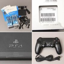 SONY ソニー PlayStation4 本体 CUH-1200A B01 ブラック 500GB VR CUH-ZVR2 100V PS4 VRゴーグル ゲーム機 #140※282/d.k_画像8