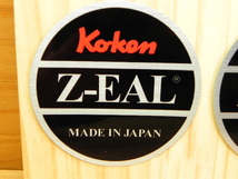 NEW Ko-ken Z-EAL 丸型ステッカー *コーケン ジール デカール シール 80mm x2枚_画像2