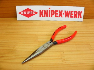 クニペックス ロングノーズプライヤー 細口 *KNIPEX 2921-160 テレフォン *正規輸入品保証