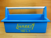 絶版品(イエロー黄色・文字) HAZET ハゼット 190L-1おかもち 携行型 ツールトレイ 美品_画像3