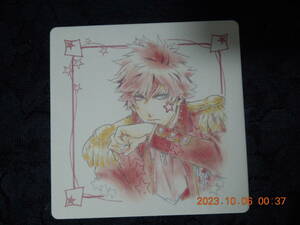 Art hand Auction Ranmaru Kurosaki Dessous de verre d'illustration dessinés à la main / Uta no Prince-sama♪ Maji LOVE Kingdom Cadeau du visiteur de la 3ème semaine, Par le travail, Une rangée, Uta no Prince-sama♪