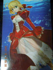 Fate/EXTRA セイバー 下敷き / コンプエース2010年4月号付録 / 武内崇 ワダアルコ