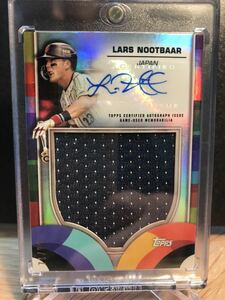 【ラーズ・ヌートバー/直筆サインカード】2023 Topps World Baseball Classic Lars Nootbaar Game-Used Relic Auto WBC 侍ジャパン /99 