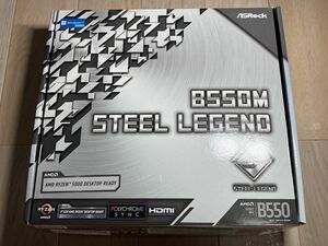 ASRock B550M Steel Legend /Micro ATX/AM4 マザーボード AMD B550 MicroATX