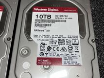 2個WD Red 10TB WD101EFAX 3.5インチ HDD SATA ハードディスク NAS 向け CMR HGST 5400RPM_画像3