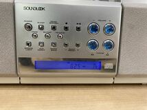 SOUNDLOOK CDラジオチューナー オーディオ機器 SAD-4302_画像2