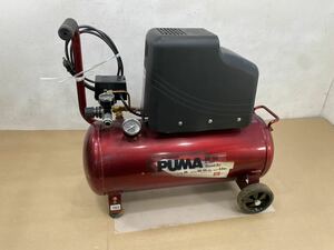 PUMA 藤原産業 エアーコンプレッサー AIR COMPRESSOR SR-102 SR-L30MPT-01 タンク30L 2011年制造