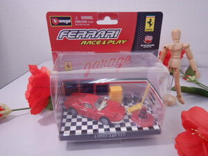 FERRARI/ Ferrari minicar * garage. middle type * BBurago made * unused 