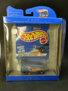 HOT WHEELS 30YEARS★1996 FIRST EDITIONS★VW BUS★青★1/64