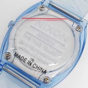 未使用 送料無料【電池交換済】★ニクソン★NIXON★タイムテーラー★クリアブルー★A119-3143★メンズ/腕時計/アナログ/クォーツの画像10