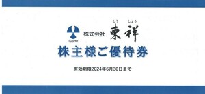 即決！東祥　株主優待券　 ホリデイスポーツ １回無料利用券　１枚/２枚/３枚/４枚/５枚/６枚/７枚/８枚/９枚　送料６３円～