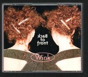 ■Wink(ウィンク)■B面ベスト■「Back to front」■2枚組(CD)■♪スカーレットの約束♪いちばん哀しい薔薇♪■本人楽曲解説書付き■廃盤■