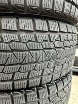 スタッドレスタイヤアルミセット　4本　225/55R19 99Q ヨコハマ　アイスガードG075 バリ山 ハリアー80系等　5-114.3 19-7J ET35 _画像3