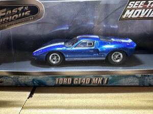 未開封 グリーンライト 1/43 フォード GT40 1996 （ブルー/ホワイト・ストライプ）