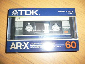 *新品未開封! 希少！ TDK AR-X 60分 ノーマルポジション カセットテープ タイプ1 NORMAL POSITION TYPEⅠ 最高峰*