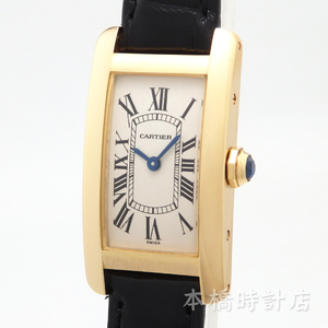 [ used ]K18YG Cartier CARTIER Tank American SM W2601556 Manufacturers repair detailed statement attaching OH ending 