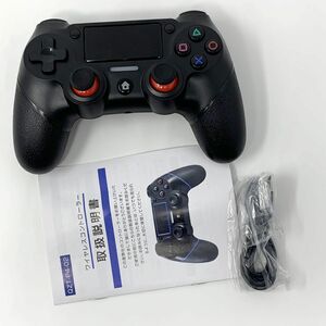 【一円スタート】PS4 コントローラー 1000mAh大容量 ワイヤレスコントローラー 無線 Bluetooth 5.0接続 連射機能 1円 SEI01_0756