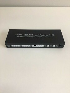 【一円スタート】XOLORspace HDMIマトリックススイッチャー切替器 HDMI 2.1バージョン テレビ モニター ブラック 1円 ☆A04540☆