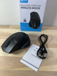 【一円スタート】iClever MD172 ワイヤレスマウス bluetooth マウス 無線 充電式 マウス マルチペアリング「1円」URA01_1994