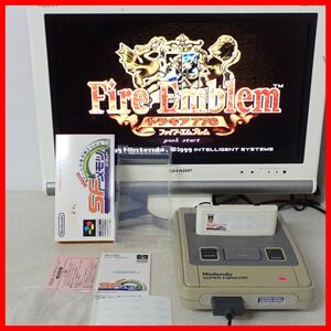 動作品 SFC スーファミ SFメモリカセット ファイアーエムブレム トラキア776 FIRE EMBLEM ニンテンドウパワー 任天堂 箱付【10