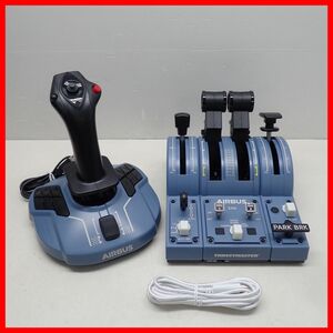 1円〜 動作品 PC パソコン スラストマスター TCA Captain Pack Airbus Edition フライトコントローラー THRUSTMASTER Civil Aviation【20