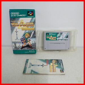 ◇動作保証品 SFC スーファミ ゼルダの伝説 神々のトライフォース Nintendo 任天堂 箱説付【10