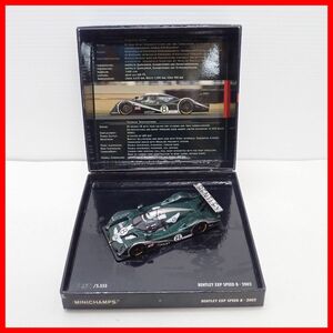 ☆PMA 1/43 ベントレー EXP スピード8 ル・マン 2002 No.436021308 Bentley EXP Speed 8 Le Mans 24hrs. ミニチャンプス MINICHAMPS【10