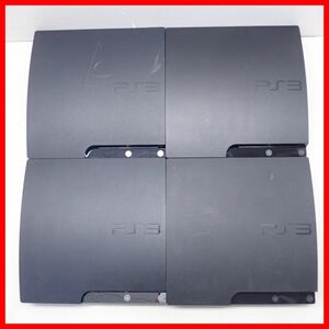 動作品 PS3 プレステ3 本体のみ CECH-2500A 1台/2501A 1台/3000B 2台 チャコール・ブラック まとめて4台セット PlayStation3 SONY【40